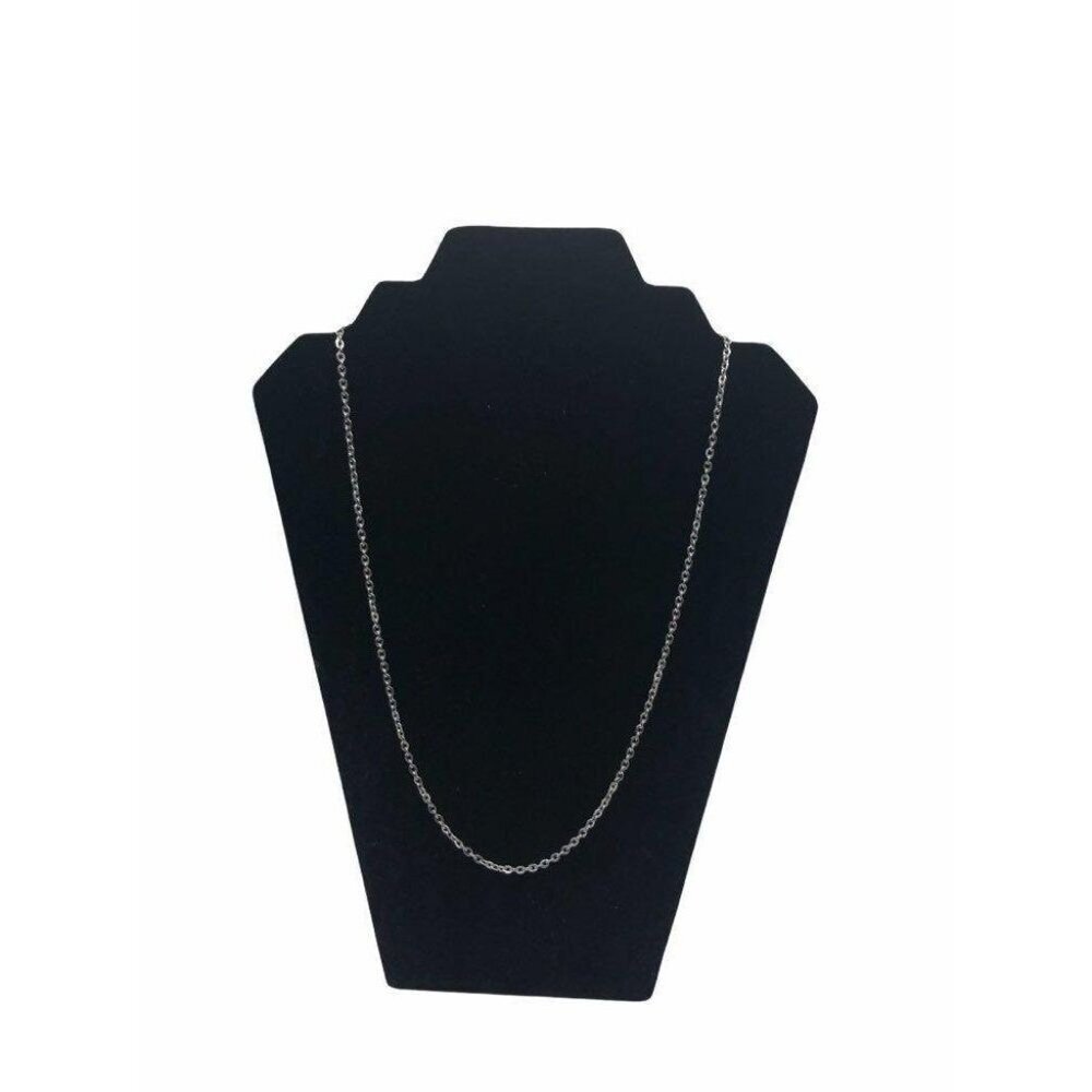 Stainless Steel Rolo Link Chain‎ Necklace 24in 3mm